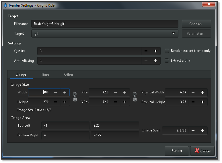 Render Settings