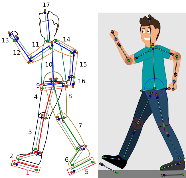 Schema for walking.