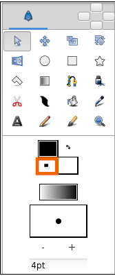 Reset Colors button in the Toolbox